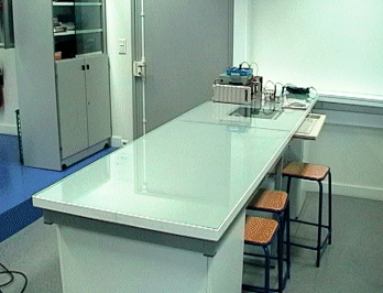 paillasse de travaux pratiques